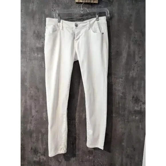 Women's Celebrity Pink White Skinny Jeans Size 9 - Picture 3 of 6